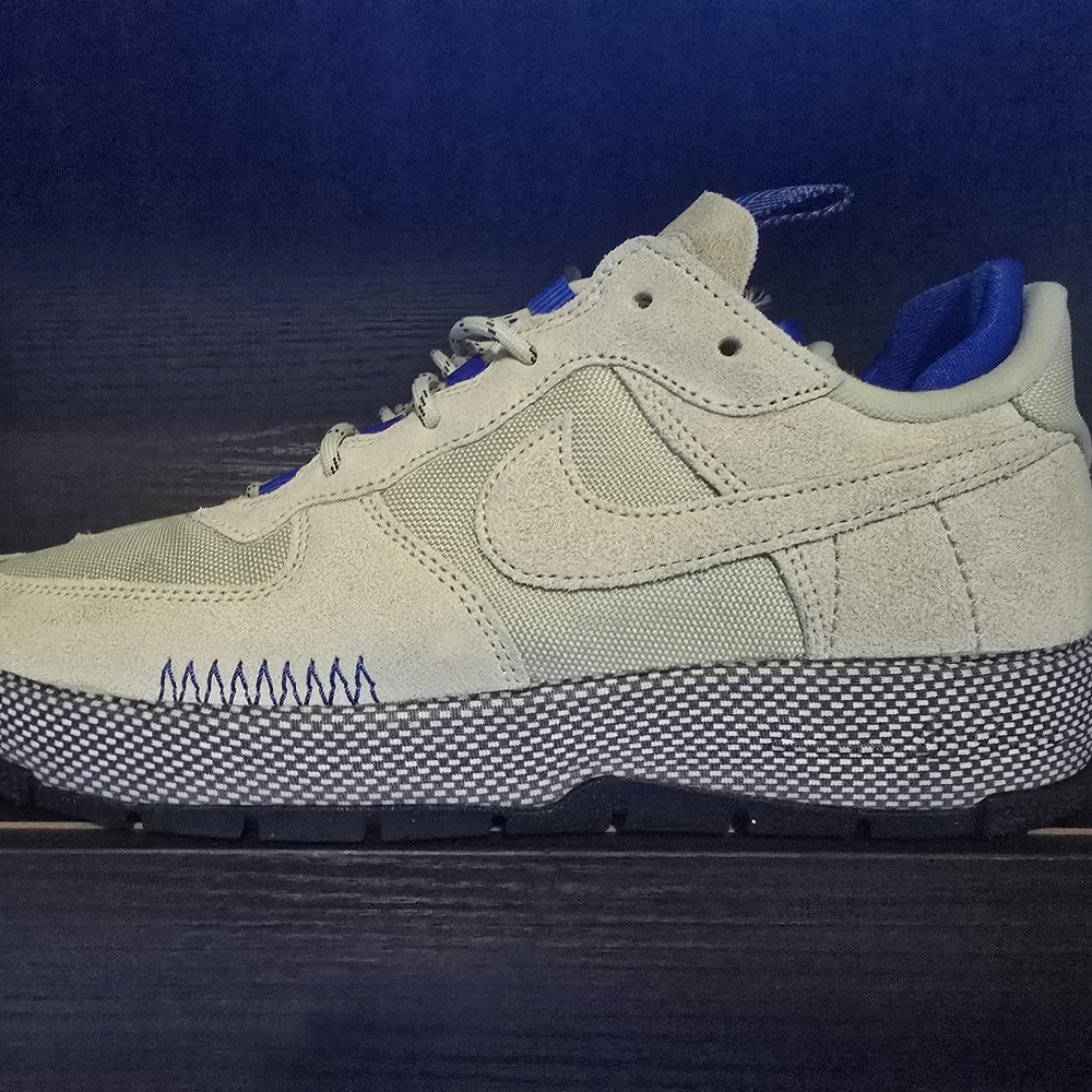 Nike Olive and Blue Sneakers